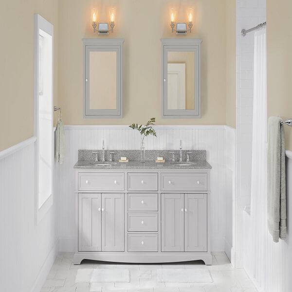 Fremont 72" Double Sink Vanity - Gray