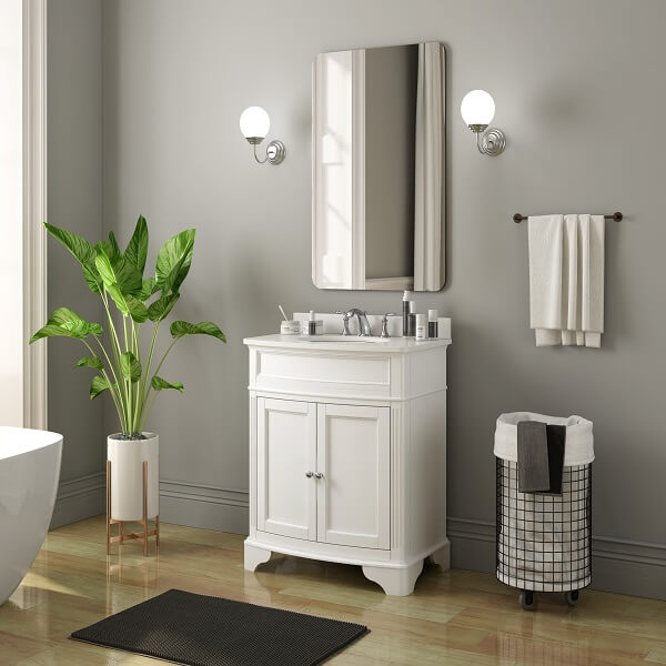 Terryn 31" Single Sink Vanity - White