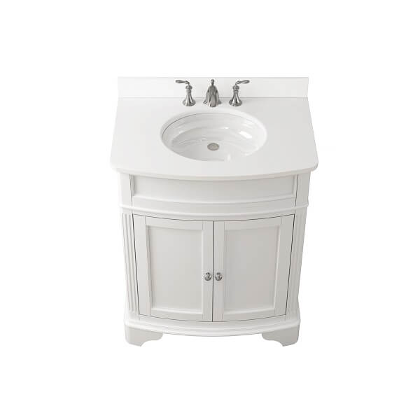 Terryn 31" Single Sink Vanity - White