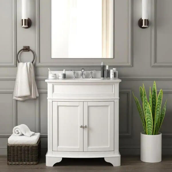 Terryn 31" Single Sink Vanity - White